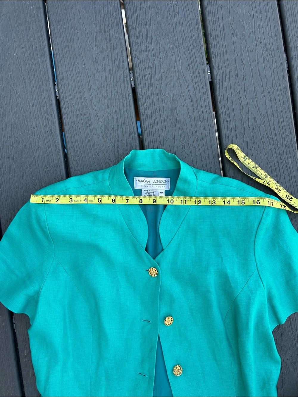 Vintage linen dress - Picture 5 of 8